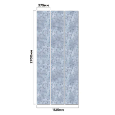 Комплект стеновых панелей ПВХ Venta Вентура 2700x375x8 мм 3.0375 м2 3шт - изображение 9