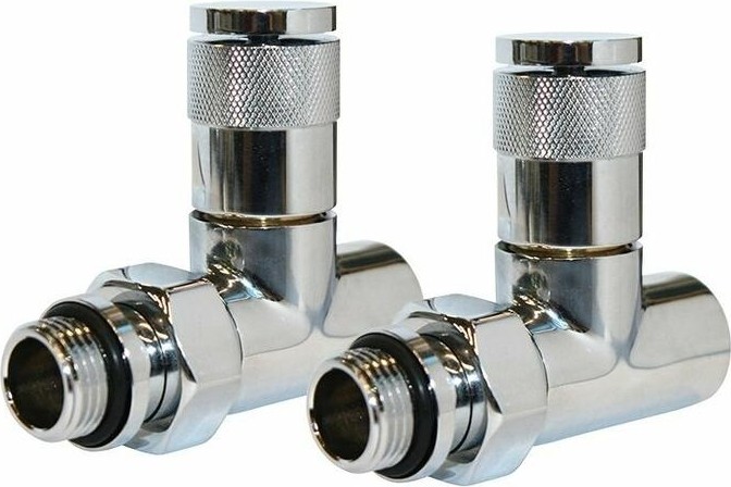 Вентиль ручной регулировки прямой (набор 2 шт.) ROYAL THERMO PIANO (хром), 1/2" RTE 50.024 НС-1161360