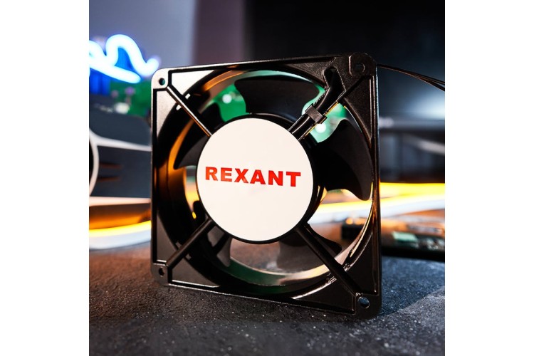 Вентилятор REXANT 72-6122 RQA 12038HSL, AC 220B - изображение 3