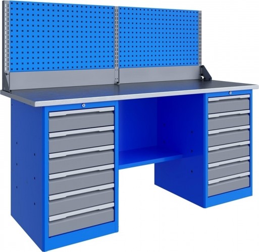 Верстак двухтумбовый ВЕРСТАКОФФ TNC 181.66.2-1 125303