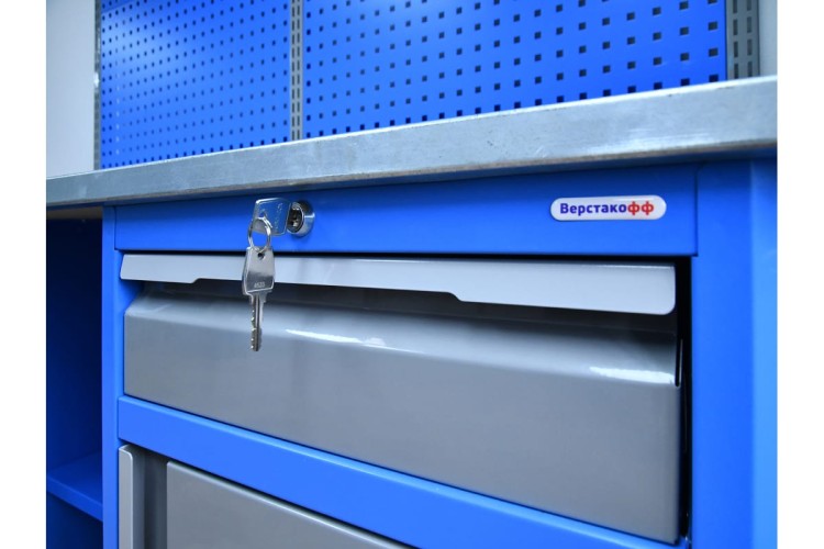 Верстак двухтумбовый ВЕРСТАКОФФ TNC 181.37.2-1 125307 - изображение 2