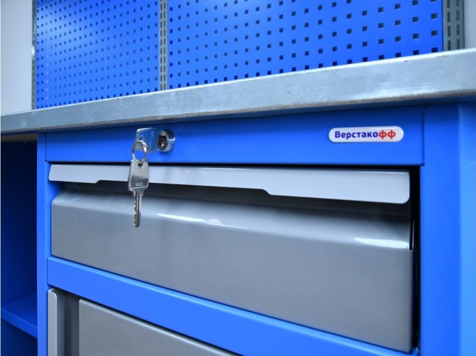 Верстак двухтумбовый ВЕРСТАКОФФ TNC 161.66.1 125206 - изображение 2