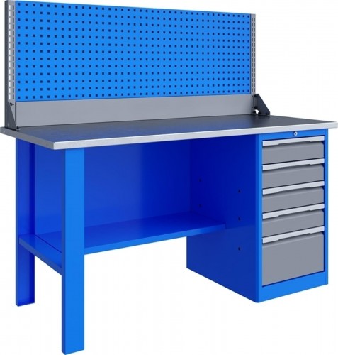 Верстак однотумбовый ВЕРСТАКОФФ TNC 161.15.3-1 125147