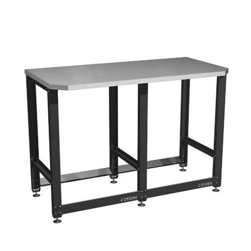 Верстак с оцинкованной столешницей СОРОКИН Standart и траверсами для хранения колес 35.41