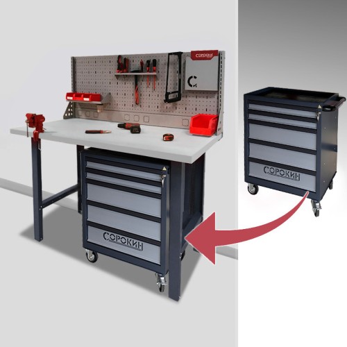 Верстак слесарный бестумбовый СОРОКИН Great 35.421 35.421 - изображение 4