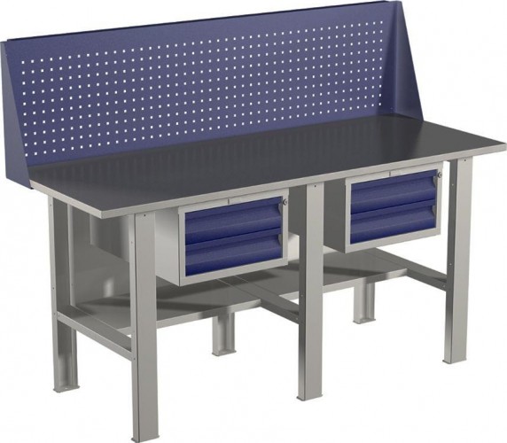 Верстак слесарный бестумбовый ПРАКТИК Expert (№225) WTS200.F2/F2/F2.210