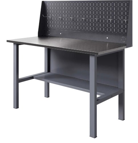 Верстак слесарный бестумбовый GREENBERG VERSTAK_Т0_P1_1400 с перфопанелью одинарной