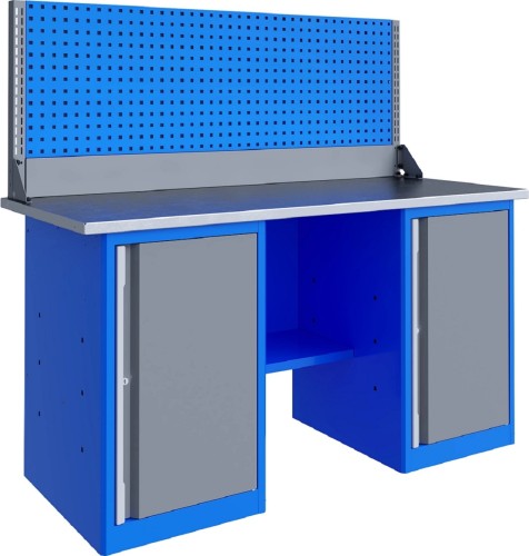 Верстак слесарный двухтумбовый ВЕРСТАКОФФ TNC 161.77.1-1 125213