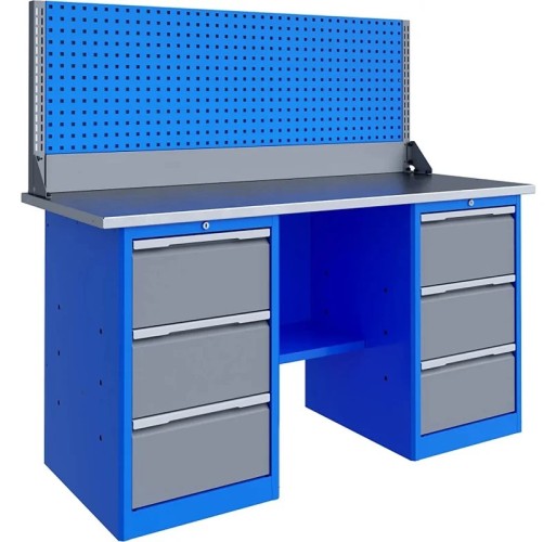 Верстак слесарный двухтумбовый ВЕРСТАКОФФ TNC 201.33.3-1 125350