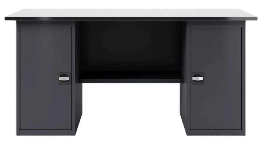 Верстак слесарный двухтумбовый GREENBERG VERSTAK_Т2_1800 с дверцей - изображение 3