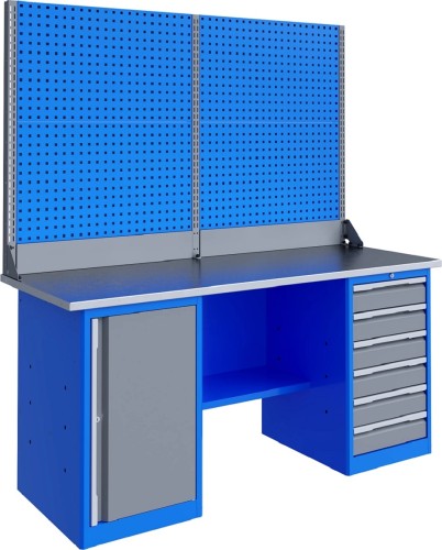 Верстак слесарный двухтумбовый ВЕРСТАКОФФ TNC 181.67.2-2 125318