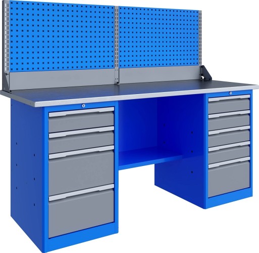 Верстак слесарный двухтумбовый ВЕРСТАКОФФ TNC 181.45.2-1 125287