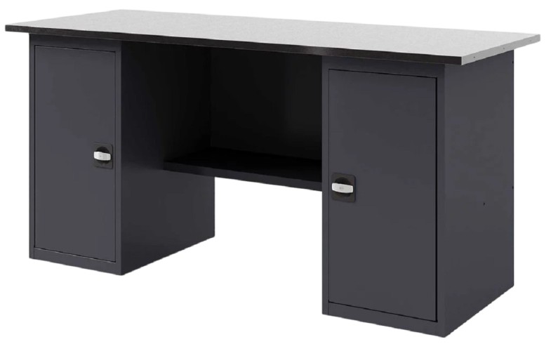 Верстак слесарный двухтумбовый GREENBERG VERSTAK_Т2_2000 с дверцей