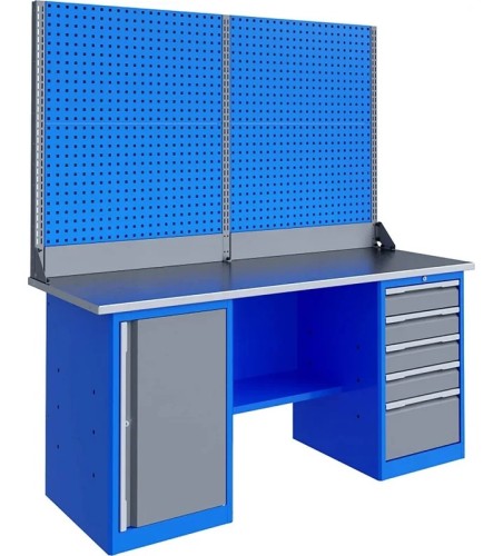 Верстак слесарный двухтумбовый ВЕРСТАКОФФ TNC 201.57.3-2 125410