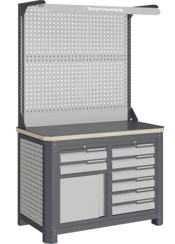 Верстак слесарный двухтумбовый ВЕРСТАКОФФ MCN 1252.S69-2F 111206