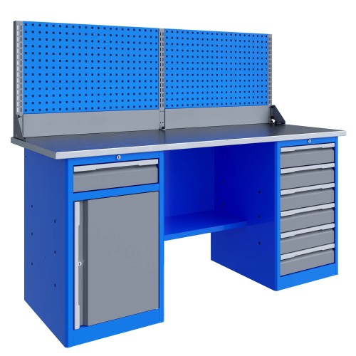 Верстак слесарный двухтумбовый ВЕРСТАКОФФ TNC 201.68.3-1 125425