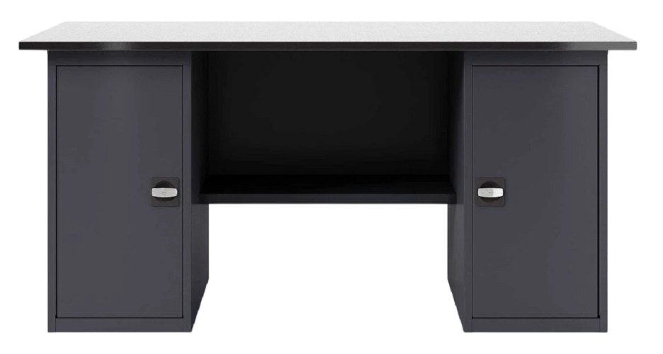 Верстак слесарный двухтумбовый GREENBERG VERSTAK_Т2_2000 с дверцей - изображение 3