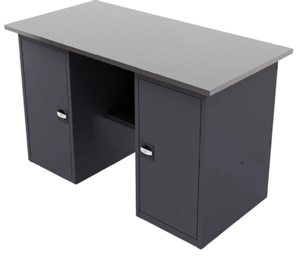 Верстак слесарный двухтумбовый GREENBERG VERSTAK_Т2_1600 с дверцей