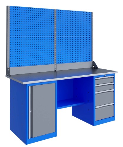 Верстак слесарный двухтумбовый ВЕРСТАКОФФ TNC 201.47.3-2 125394