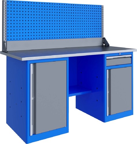 Верстак слесарный двухтумбовый ВЕРСТАКОФФ TNC 161.78.1-1 125216