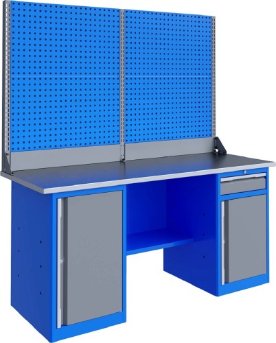 Верстак слесарный двухтумбовый ВЕРСТАКОФФ TNC 181.78.2-2 125326