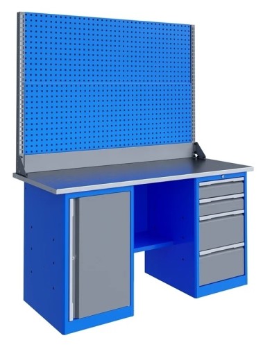 Верстак слесарный двухтумбовый ВЕРСТАКОФФ TNC 161.47.1-2 125246