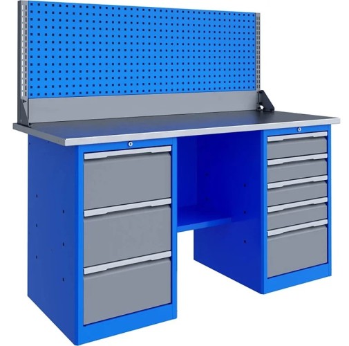 Верстак слесарный двухтумбовый ВЕРСТАКОФФ TNC 201.35.3-1 125358