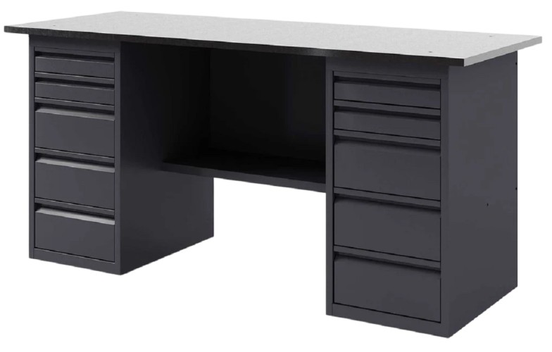 Верстак слесарный двухтумбовый GREENBERG VERSTAK_Y2_2000 с ящиками