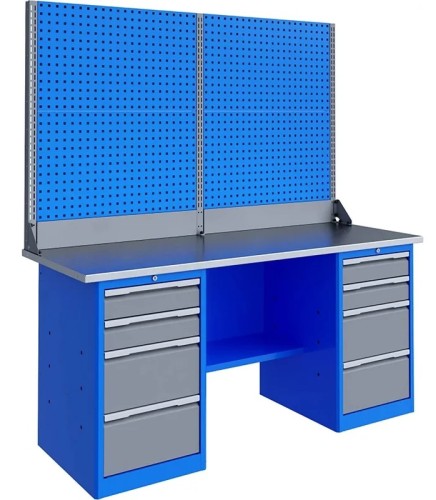 Верстак слесарный двухтумбовый ВЕРСТАКОФФ TNC 201.44.3-2 125382