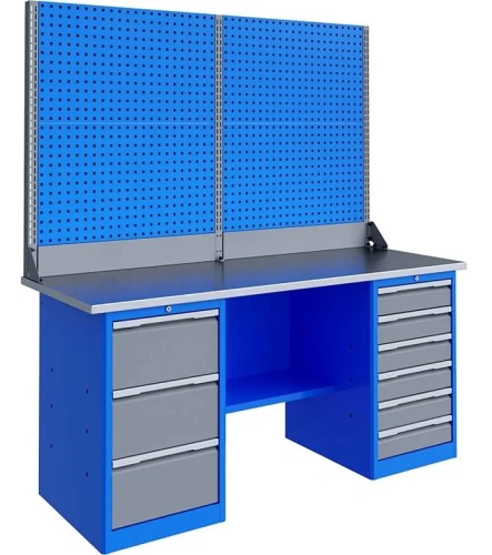 Верстак слесарный двухтумбовый ВЕРСТАКОФФ TNC 201.36.3-2 125363