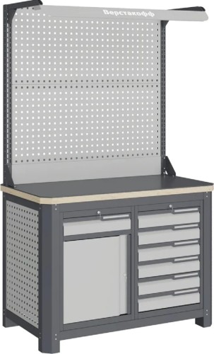 Верстак слесарный двухтумбовый ВЕРСТАКОФФ MCN 1252.S68-2F 111403