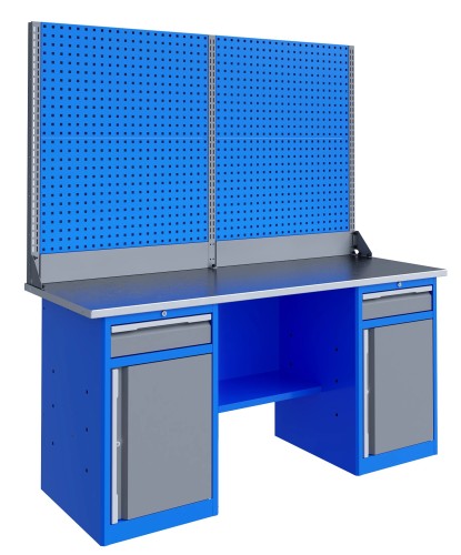 Верстак слесарный двухтумбовый ВЕРСТАКОФФ TNC 181.88.2-2 125346