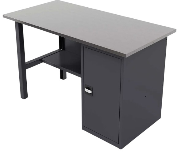 Верстак слесарный однотумбовый GREENBERG VERSTAK_Т1_1600 с дверцей - изображение 2