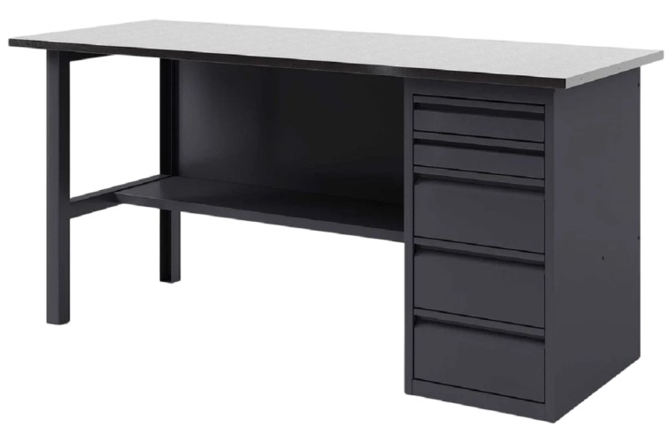 Верстак слесарный однотумбовый GREENBERG VERSTAK_Y1_2000 c ящиками