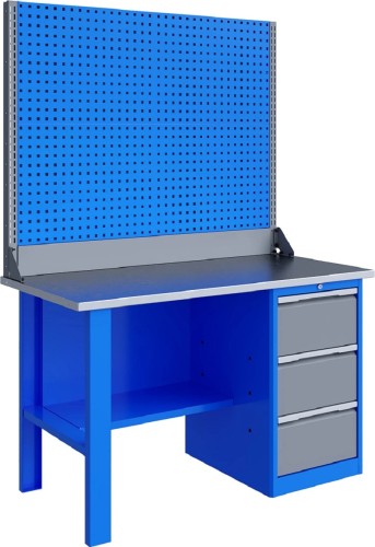 Верстак слесарный однотумбовый ВЕРСТАКОФФ TNC 141.13.2-2 125225