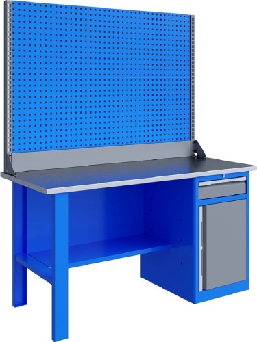 Верстак слесарный однотумбовый ВЕРСТАКОФФ TNC 161.18.3-2 125236