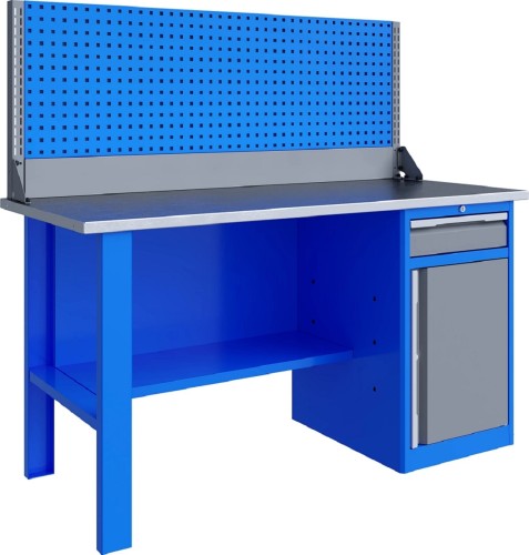 Верстак слесарный однотумбовый ВЕРСТАКОФФ TNC 161.18.3-1 125156