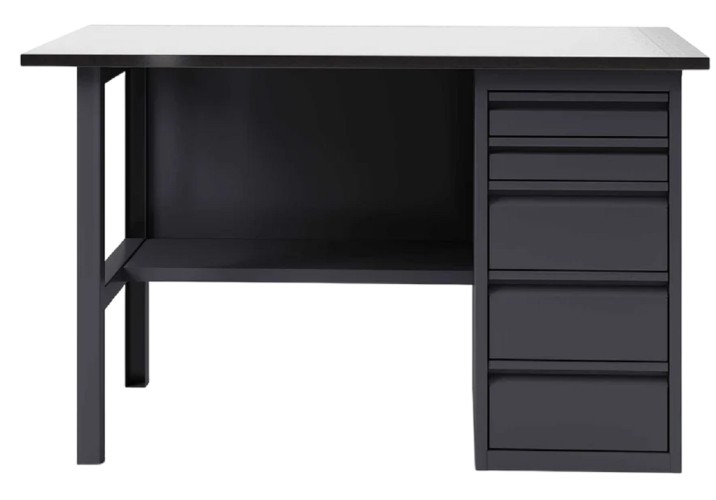 Верстак слесарный однотумбовый GREENBERG VERSTAK_Y1_1600 c ящиками - изображение 3