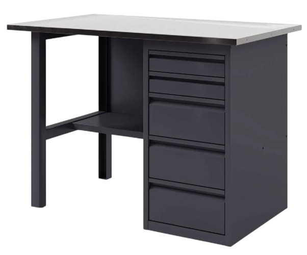 Верстак слесарный однотумбовый GREENBERG VERSTAK_Y1_1200 с ящиками