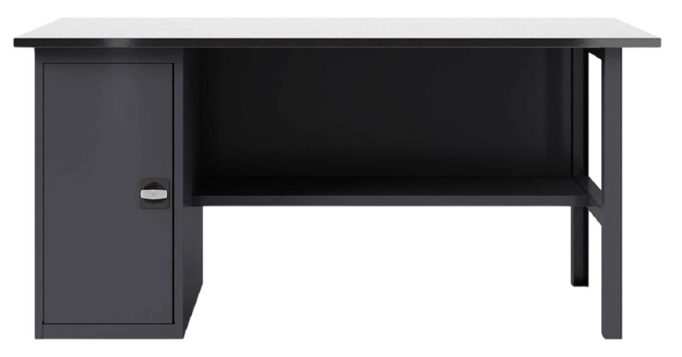 Верстак слесарный однотумбовый GREENBERG VERSTAK_Т1_2000 с дверцей - изображение 3