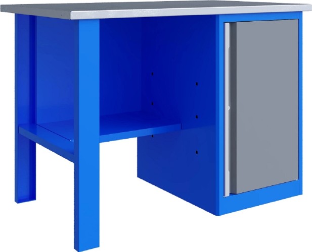 Верстак слесарный однотумбовый ВЕРСТАКОФФ TNC 121.17.1 125116