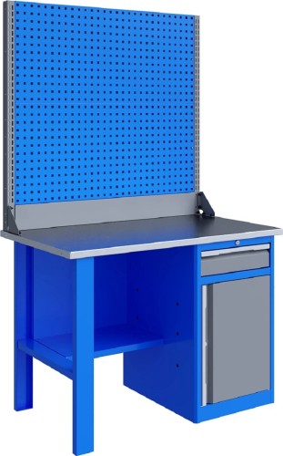 Верстак слесарный однотумбовый ВЕРСТАКОФФ TNC 121.18.1-2 125224