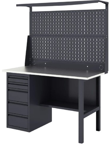 Верстак слесарный однотумбовый GREENBERG VERSTAK_Т1_1800 с дверцей