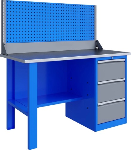 Верстак слесарный однотумбовый ВЕРСТАКОФФ TNC 141.13.2-1 125123