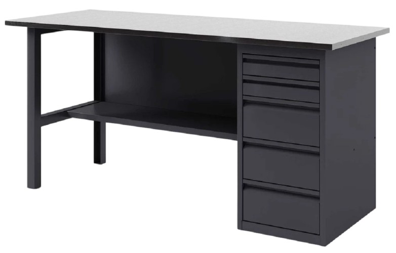 Верстак слесарный однотумбовый GREENBERG VERSTAK_Y1_1800 c ящиками