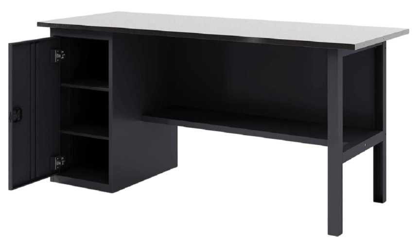 Верстак слесарный однотумбовый GREENBERG VERSTAK_Т1_2000 с дверцей - изображение 2