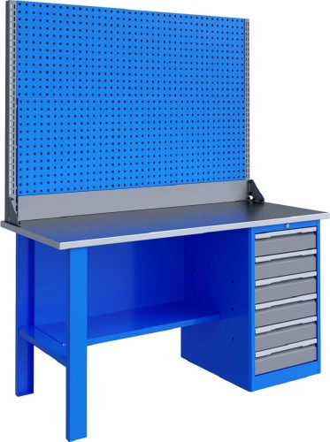 Верстак слесарный однотумбовый ВЕРСТАКОФФ TNC 161.16.3-2 125234