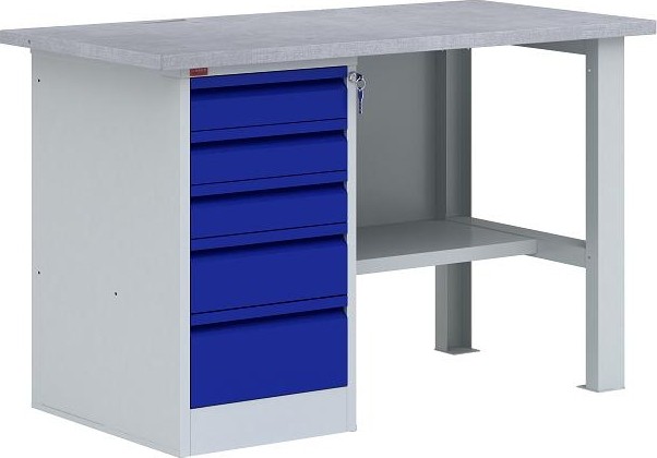 Верстак слесарный однотумбовый ПАКС ВП-3 (ст-2;т-2;к-2) ЦБ000000783