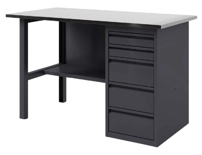 Верстак слесарный однотумбовый GREENBERG VERSTAK_Y1_1400 с ящиками