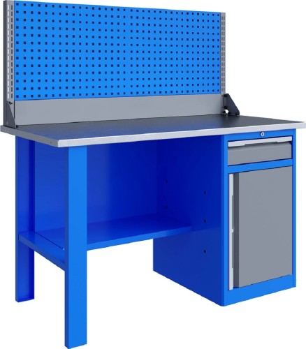 Верстак слесарный однотумбовый ВЕРСТАКОФФ TNC 141.18.2-1 125138